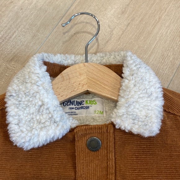 Toddler Corduroy Sherpa OshKosh Jacket - Picture 4 of 4